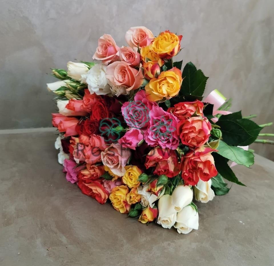 Букет цветов из: Розы в Кудрово Ленинградская область