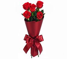 Букет 5 Красных роз Эдлесс Лав в Кудрово Ленинградская область