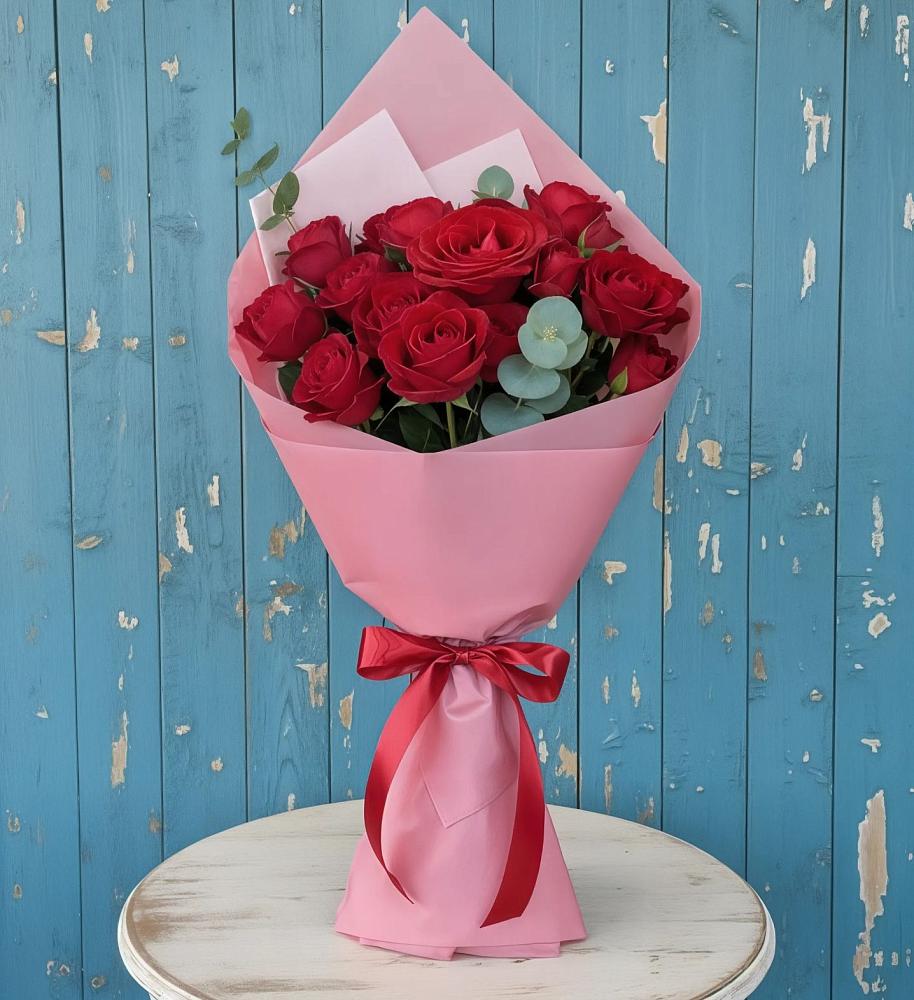 Букет цветов из: Розы в Кудрово Ленинградская область