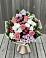 Букет цветов из: Альстромерии, Гвоздики, Розы и Хризантемы в Кудрово Ленинградская область