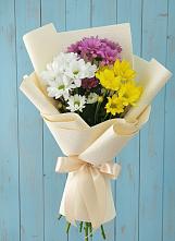 Букет цветов из:  Хризантемы в Кудрово Ленинградская область