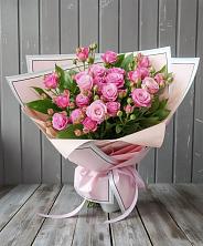 Букет Розовый кустик в Кудрово Ленинградская область