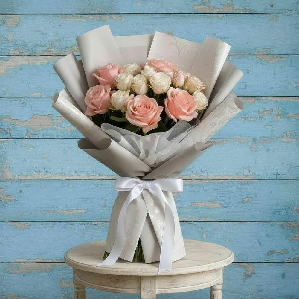 Букет цветов из: Розы в Кудрово Ленинградская область