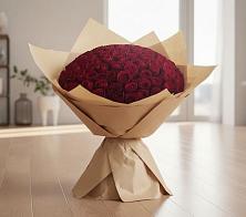 Букет 101 Красная роза в Кудрово Ленинградская область