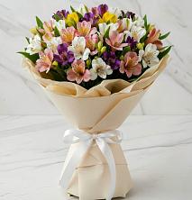 Букет цветов из:  Альстромерии в Кудрово Ленинградская область