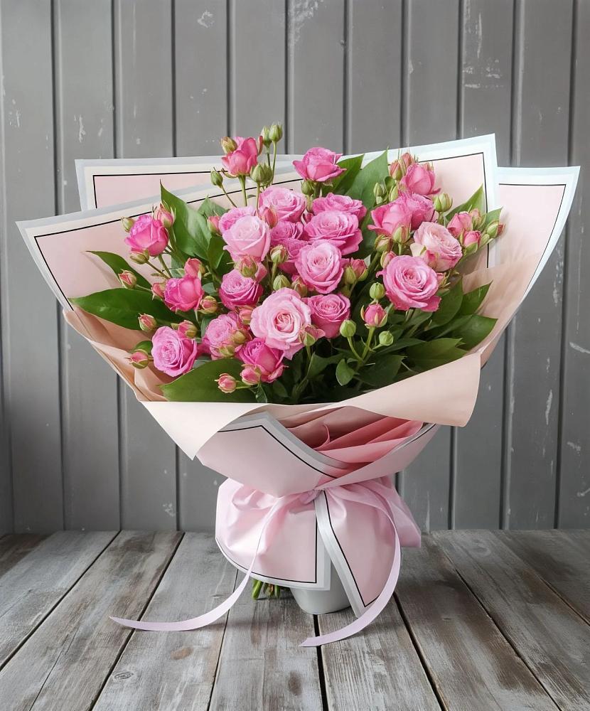 Букет Розовый кустик в Кудрово Ленинградская область