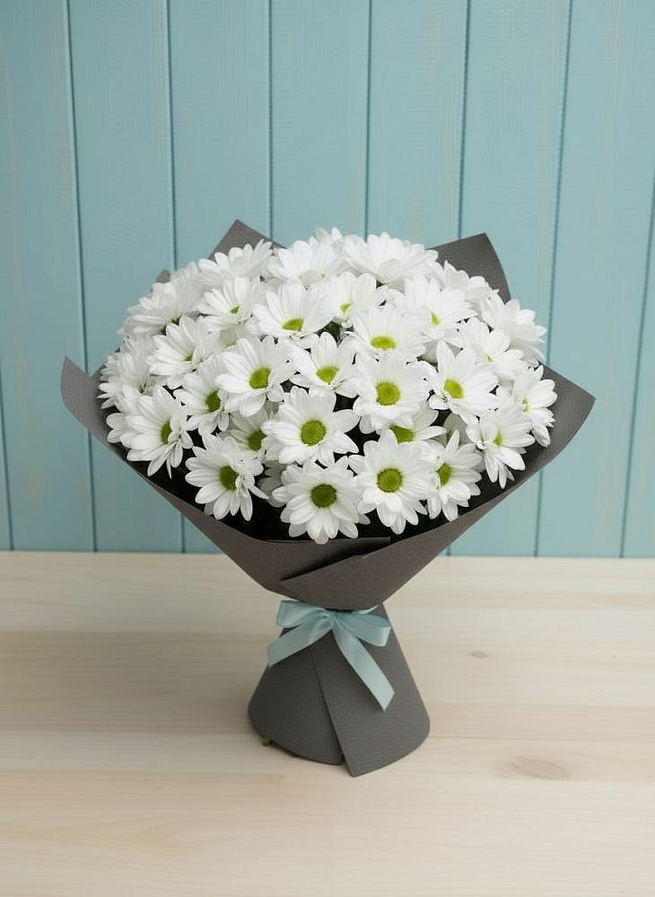 Букет цветов из: Хризантемы в Кудрово Ленинградская область