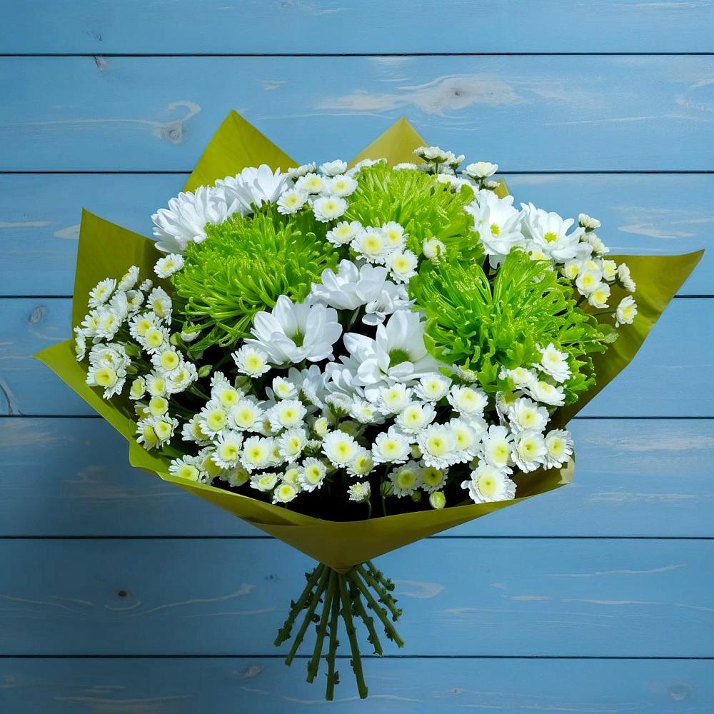 Букет цветов из: Хризантемы в Кудрово Ленинградская область
