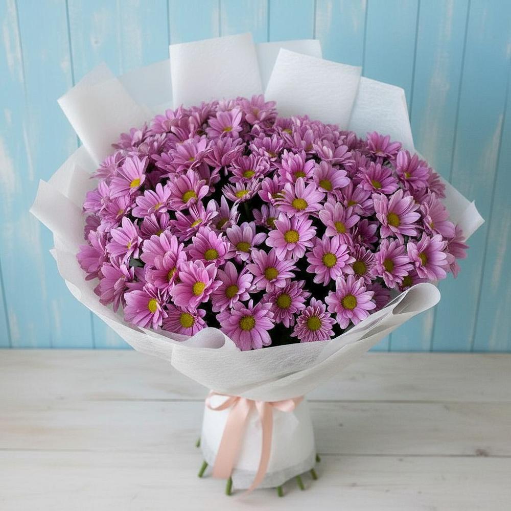Букет цветов из: Хризантемы в Кудрово Ленинградская область