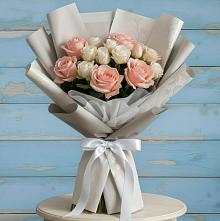 Букет цветов из:  Розы #REPLACE_PRED# Кудрово Ленинградская область