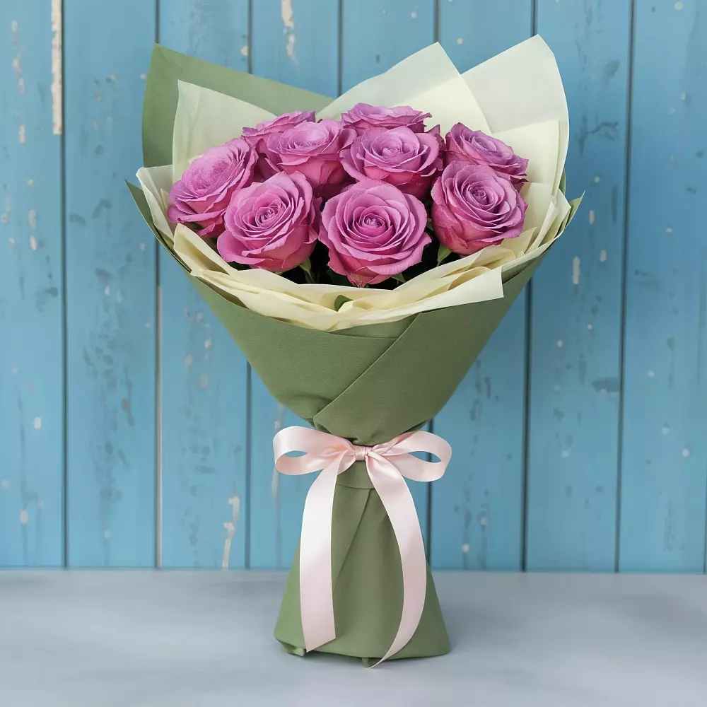 Букет Розы Фёрст Леди в Кудрово Ленинградская область