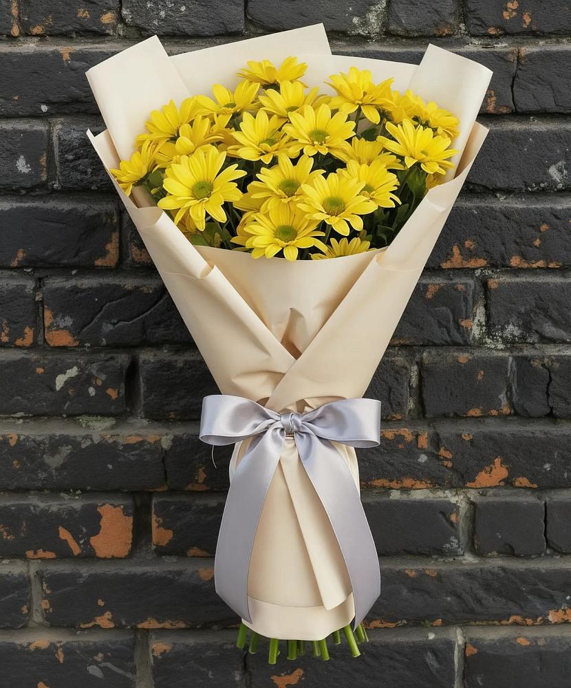 Букет цветов из: Хризантемы в Кудрово Ленинградская область